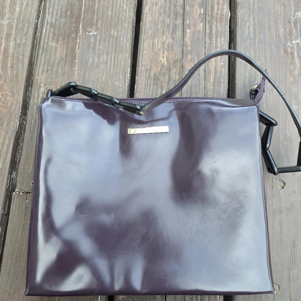 Authentic GUCCI Bag Vintage Chainlink Purple Tom Ford Y2K 90s 2000s Designer
